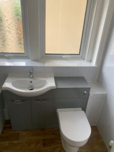 Bathroom Sink and Toilet